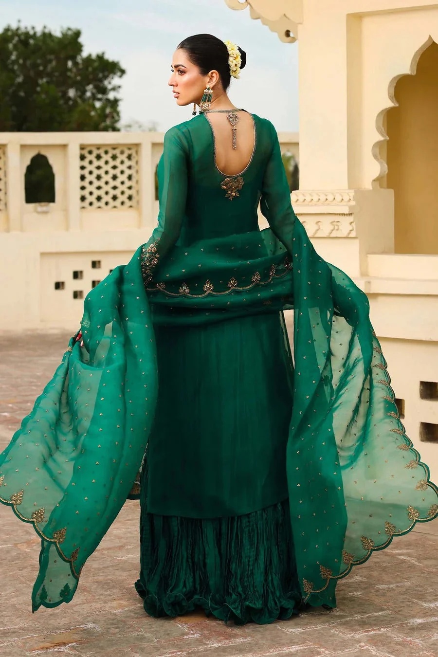 Noor- e- Sabz pakistani fashion outfit with coordinated formal…